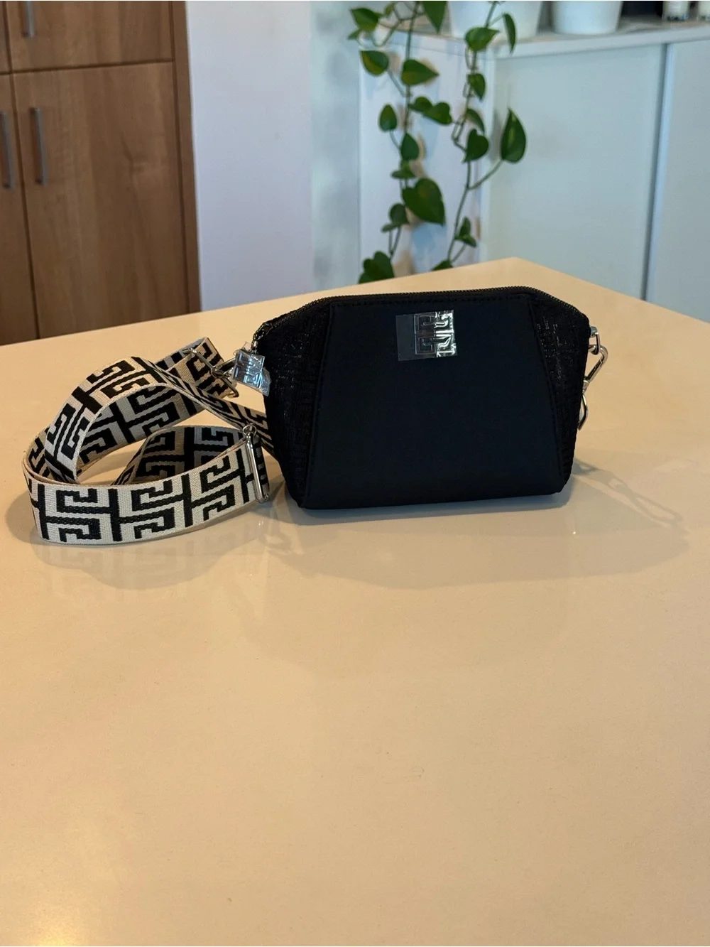 Givenchy Crossbody Bag with Patterned Strap